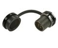 Circular Connector, Socket, 4 Contacts, 5A, 200V, IP67